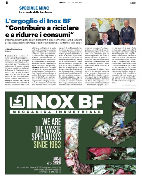 Nuovo articolo su La Nazione: 